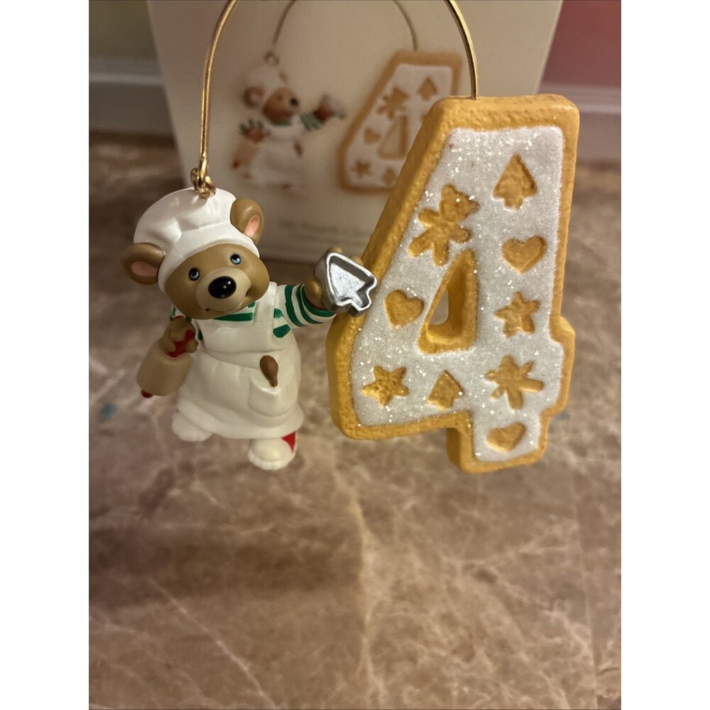 Hallmark Keepsake Ornament 2008 My Fourth Christmas Childs Age Collection & Box - Picture 2 of 10